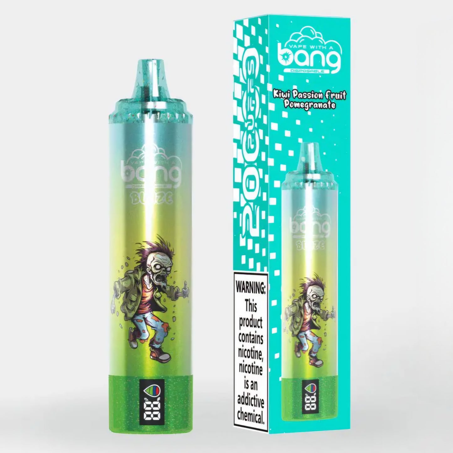 Bang 20 Mil Puffs Kiwi Passion Fruit Pomegranate