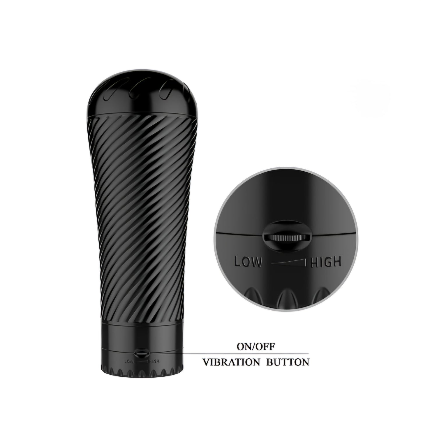 Masturbador Masculino Vibrador Love Kiss/Baterías