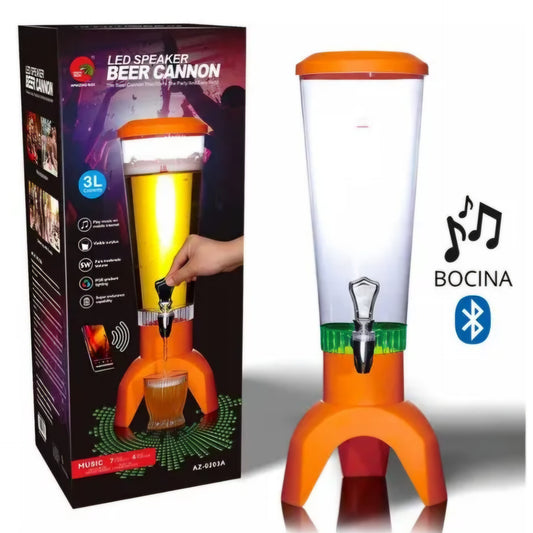 Dispensador De Bebidas Con Bocina Bluetooth