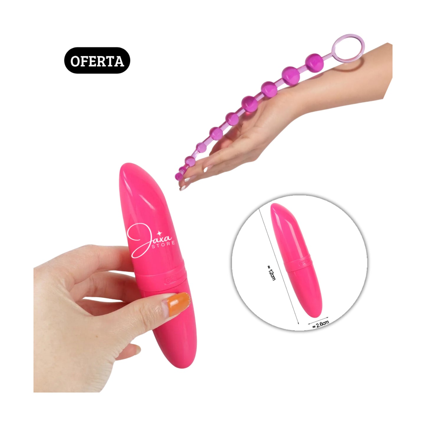 Lipstickvibrador+Dilatador Anal
