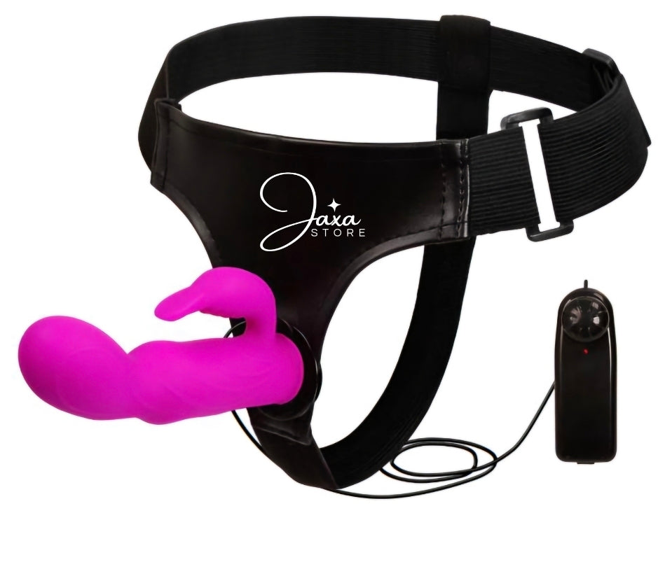Arnés +Dildo Vibrador Pink