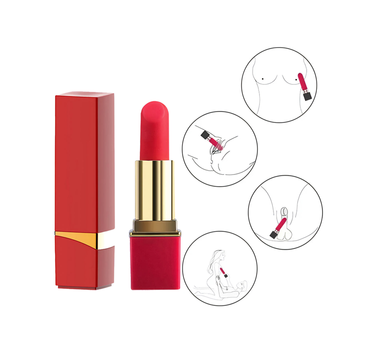 Lipstick Vibrador/Recargable