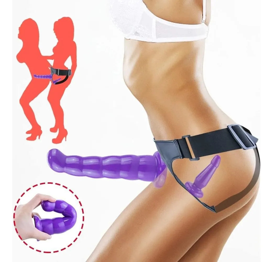 Arnes Consolador Doble Penetracion Ajustable