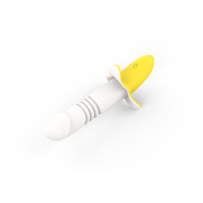 Vibrador Banana Retráctil (Con Movimiento de empuje)