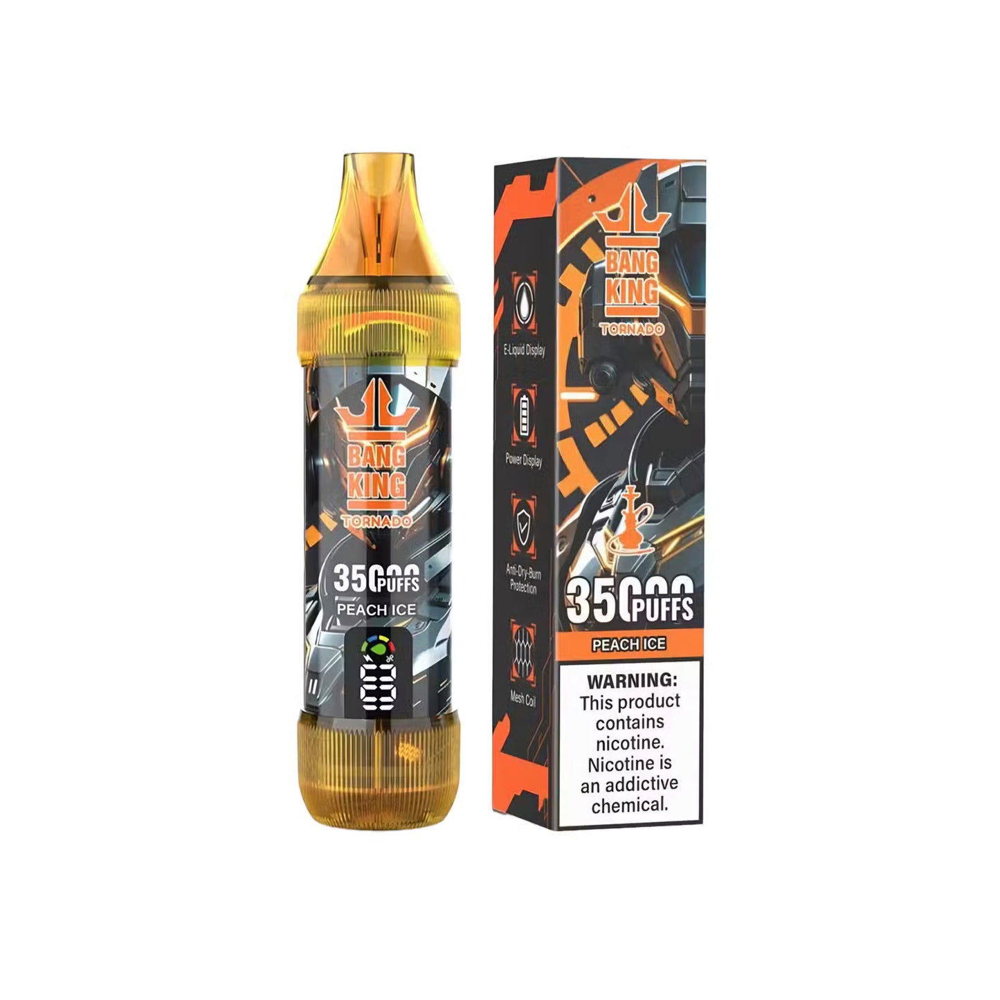 Bang Tornado 35 Mil puffs Peach Ice