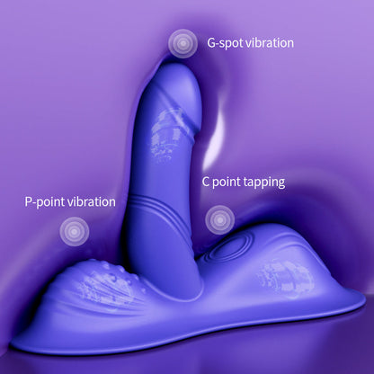 Vibrador y golpeteo recargable/ triple motor