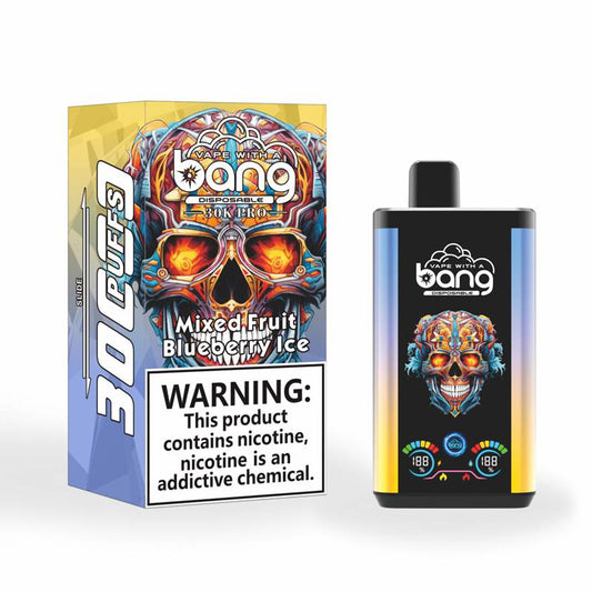 Bang Pro 30 Mil Puffs Mixed Fruit Blueberry Ice