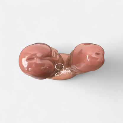 Dildo Doble Pene Chocolate