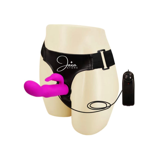 Arnés +Dildo Vibrador Pink