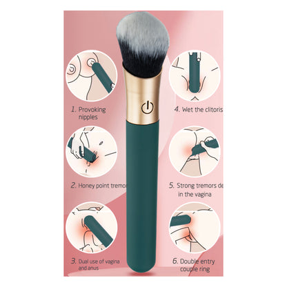 Brocha vibradora recargable