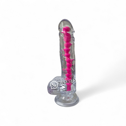 Dildo Jelly Con modo vertebra 21 cm