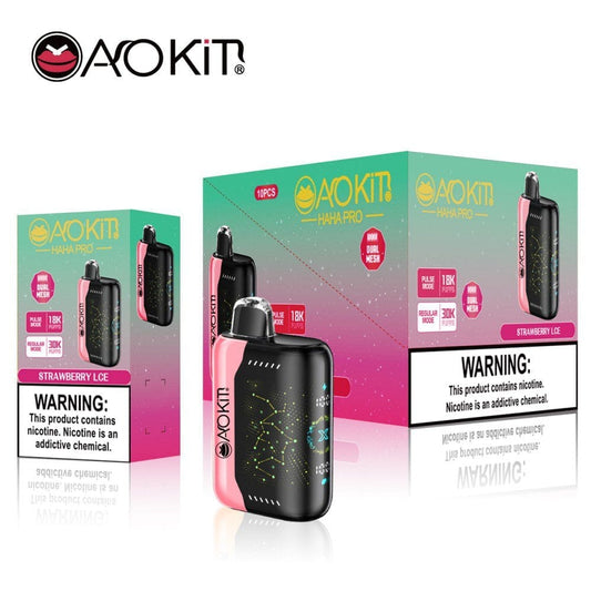 Aokit HAHA PRO 30 Mil Puffs Strawberry Ice