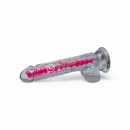 Dildo Jelly Con modo vertebra 21 cm